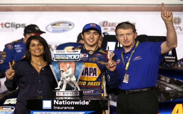 NASCAR super mom Cindy Elliott enjoying son Chase's wild ride