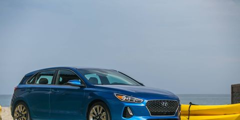 The Hyundai Elantra GT Sport gets a multilink independent suspension in the rear to help give the handling a sportier feel.