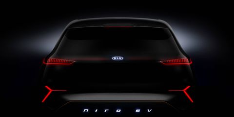 The Kia Niro EV concept car will be on display at CES 2018.