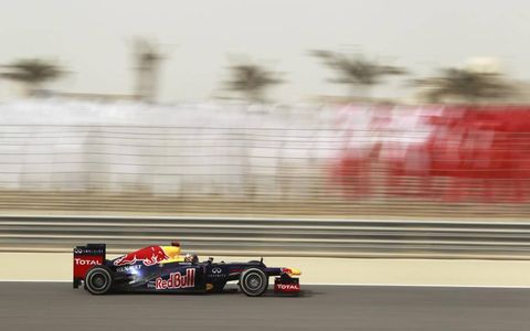 2012 Bahrain Grand Prix: Sebastian Vettel, Red Bull RB8 Renault.
