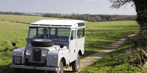 Early Land Rovers look as natural on country roads as they do on the savanna.