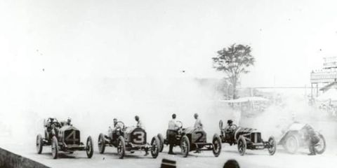 Start of the 1911 Indy 500