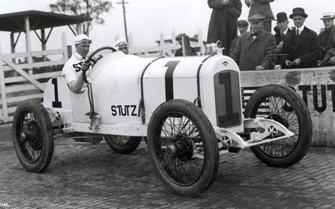 Howdy Wilcox put his No. 1 Stutz race car on the pole for the 1915 Indy 500, but only led five laps and finished in seventh place