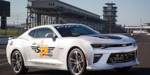 17 Chevrolet Camaro Ss 50th Anniversary Edition To Pace 100th Indy 500
