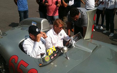Oh look, it's Mika Hakkinen during the Mille Miglia