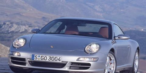 The 2006 Carrera 4 is powered by a 3.6 liter boxer six that provides 325 horses at 6800 rpm and 273 lb-ft of torque at 4250 rpm. The Carrera 4S is powered by a 3.8 liter boxer six that provides 355 hp at 6600 rpm and 295 lb-ft at 4600 rpm. Porsche says those numbers are good for delivering a 5.1-second 0-to-60-mph time in the C4, with the C4S turning in a 4.8-second performance. Both cars have identical stopping distances to their RWD siblings thanks to larger brakes and pads.