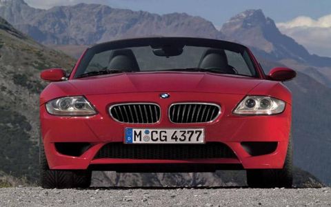 BMW&#146;s powered-up open-top retort to the Mercedes-Benz SLK55 AMG and Porsche Boxster S, the Z4 M roadster gets the same 3.2-liter inline- six engine as the soon-to-be-discontinued fourth-generation M3. Sitting up front in the new car&#146;s distinctive shark-like nose, the high-strung alloy block unit produces 343 hp at 7900 rpm&#151;a solid 78 hp more than the 3.0-liter I6 in the facelifted Z4 3.0i. It is also 43 hp more than the 3.3-liter I6 Roadster S offer&shy;ed by Alpina, which up until now was the fastest Z4 offered through official BMW channels. Look for the same powerplant in the M version of the Z4 Coupe when it arrives in 2007.