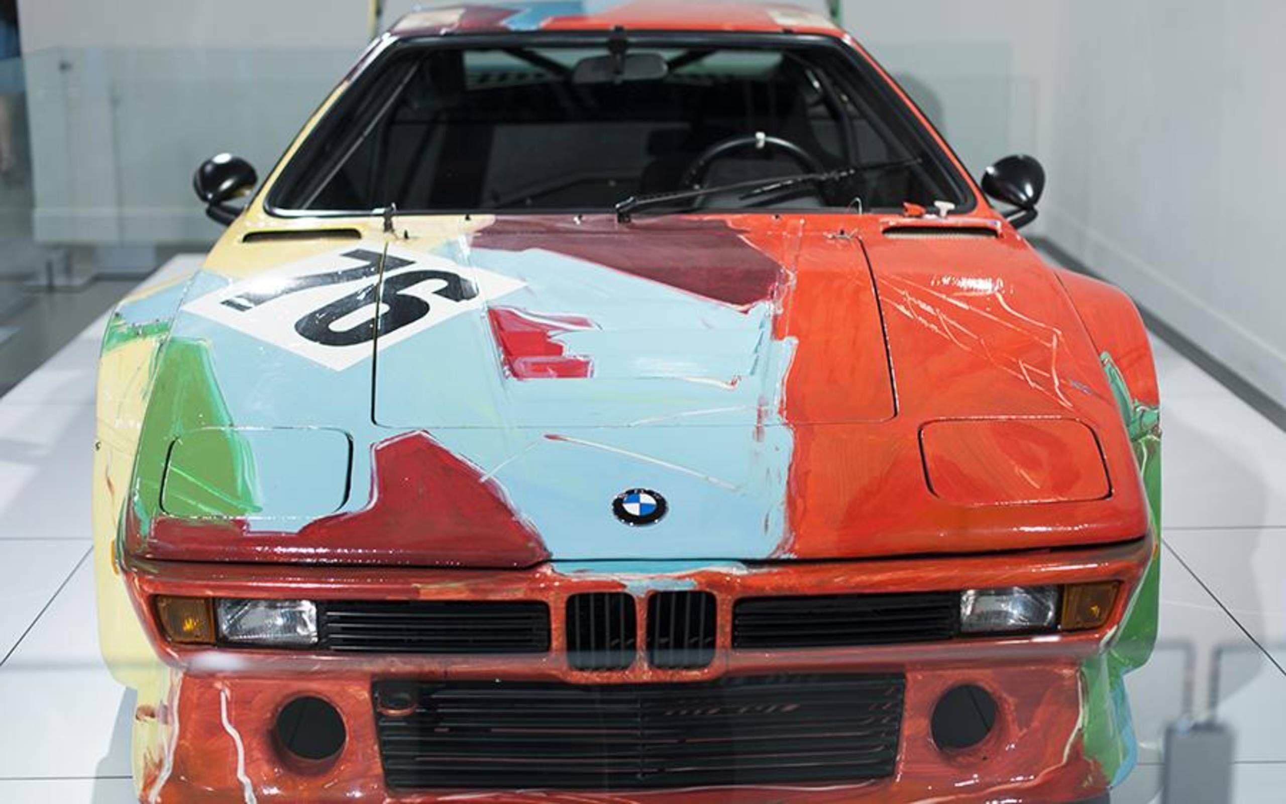 Up Close With Andy Warhol's BMW M1 Art Car