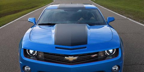 The 2013 Chevrolet Camaro SS Hot Wheels Edition in addition to the Hot Wheels accents, includes a different spoiler, grille, ground effects, and 21-inch wheels to name a few.