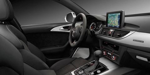2012 Audi A6 Avant interior.