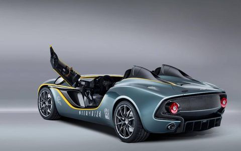 The Aston Martin CC100 debuted at the 24 Hours of Nurburgring