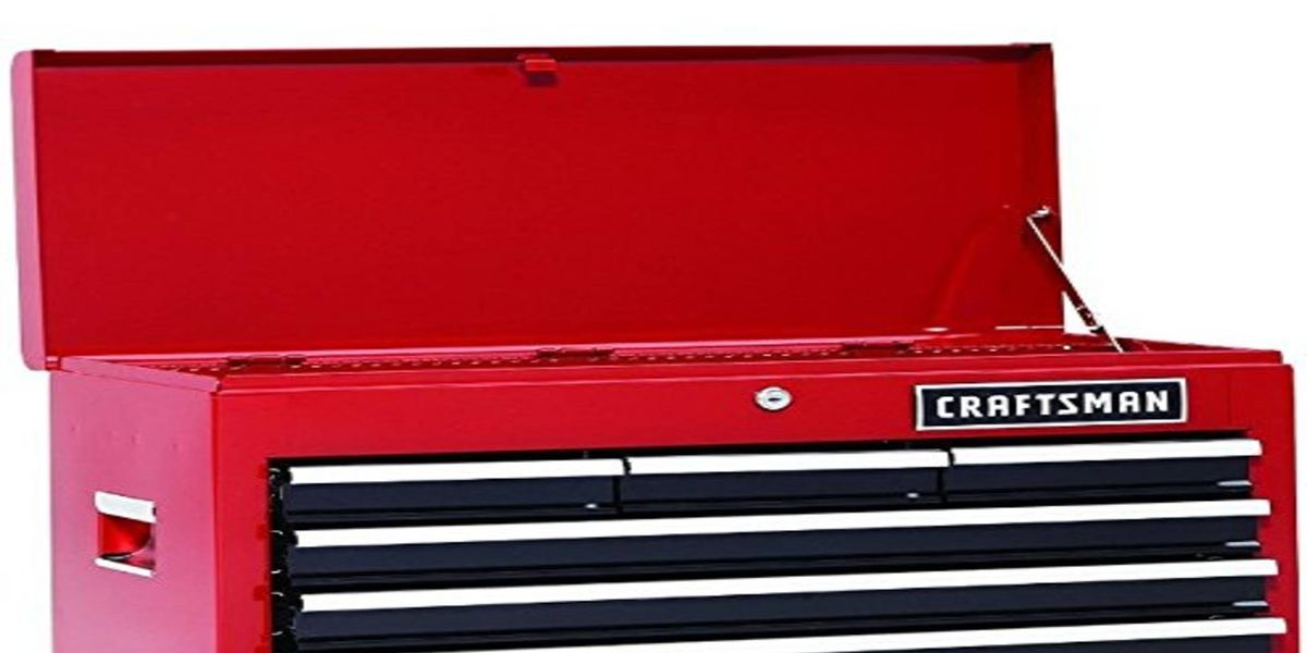 Gear: Craftsman 26-inch 6-drawer heavy-duty ball bearing top chest
