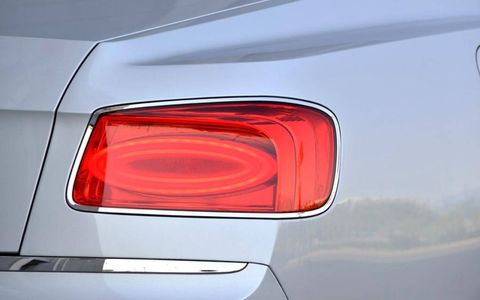 Elegant details define the new Flying Spur luxury sedan.