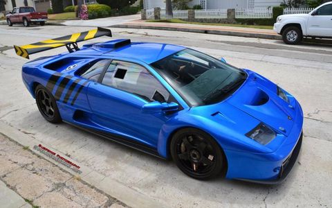 Monterey Blue Lamborghini GT-R