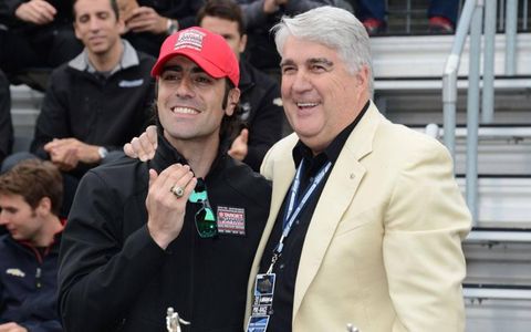 Dario Franchitti was presented the ring for winning the 2012 Indianapolis 500 on Saturday at Indianapolis Motor Speedway.