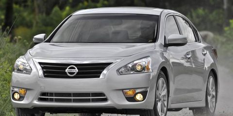 The redesigned 2013 Nissan Altima.