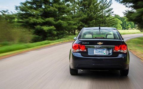 Chevrolet says the Cruze Diesel can dart to 60 mph in about 8.6 seconds