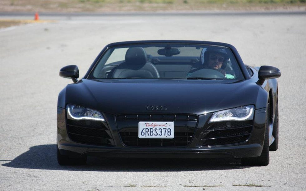 Convertibles are permitted at Danny McKeever's school as long as they have a five-point safety harness and roll-over protection. Convertibles are permitted at Danny McKeever's school as long as they have a five-point safety harness and roll-over protection.