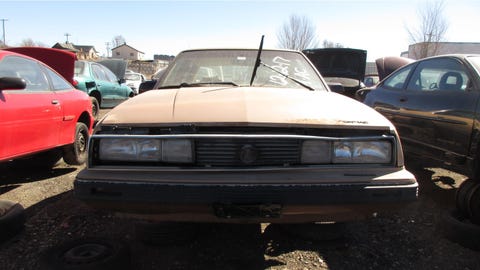 Junked 1987 Pontiac 6000STE