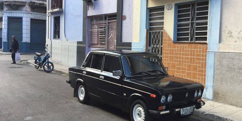 This concours-grade Lada survived the sand, salt and sun in Cuba.