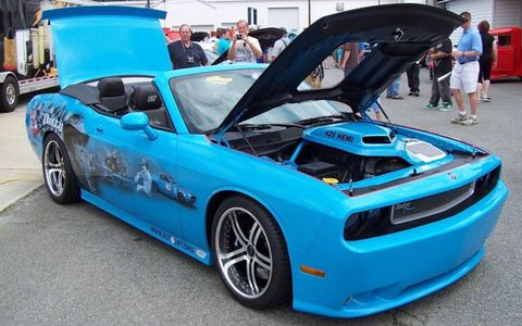 Legacy by Petty, a one-of-a-kind Dodge Challenger custom built by Petty&#8217;s Garage to pay tribute to &#8220;The King&#8221; Richard Petty and to promote vehicle lift safety, is officially revealed during the inaugural Spring Fling Car Show held at Petty&#8217;s Garage on May 28. The show was sponsored by the Automotive Lift Institute (ALI) and its members.