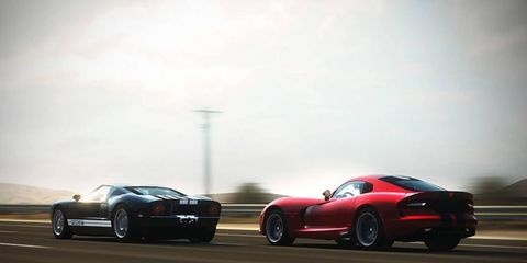 Ford GT and SRT Viper