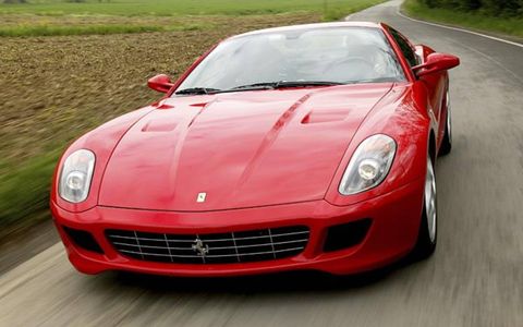 The 599 GTB Fiorano is the latest in a line of front-engine V12 coupes dating to the 1953 250 MM, and the ultimate expression of Montezemolo&#146;s vision to date. This 620-hp, auto-climate, Bose-equipped supercar is like none before it. The 5999-cc, 65-degree V12 shares its architecture and compression ratio (11.2:1) with the Enzo&#146;s engine and generates almost as much power: 620 hp at 7600 rpm, compared to 660. It is more compact than the previous-generation V12 in the 575M, with a lower deck height that brings the center of mass down roughly an inch in the chassis. Redline is 8400 rpm, with 448 lb-ft of torque at 5600 rpm.