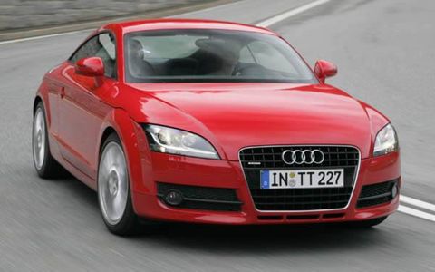 Off-the-line traction remains one of the Audi&#146;s greatest assets. The awd system apportions drive in a 50:50 front-to-rear split. Audi claims 0 to 62 mph in 5.7 seconds for the V6 model, a half-second quicker than the old TT V6&#146;s time. Top speed remains pegged at 155 mph; and with a pop-up rear spoiler deploying at 75 mph, directional stability is improved dramatically. The car tracks more faithfully than before, and it better resists side-wind intrusion at freeway speeds.