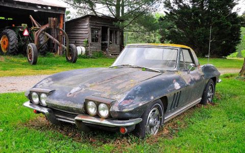 Ran when parked: this 1965 Chevrolet Corvette roadster has been owned since new by one family
