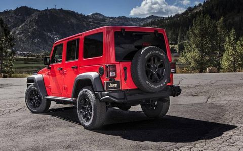 Our Wrangler's color, Rock Lobster Red, made us stand out in a good way
