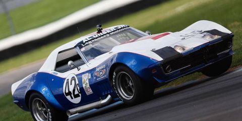 Al Unser Jr. was back at the Indianapolis Motor Speedway, and he was racing a Chevrolet Corvette.