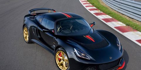 The Lotus Exige LF1 won't be available in the U.S.