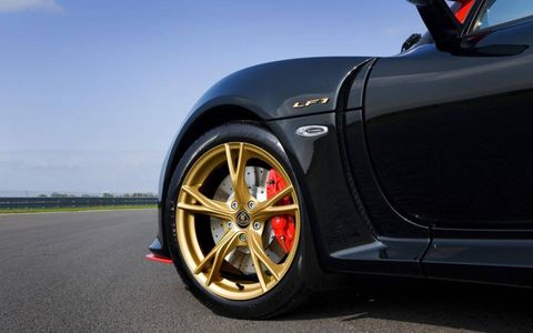 The Lotus Exige LF1 comes with a factory tour of Lotus Cars and Lotus F1 Team headquarters.