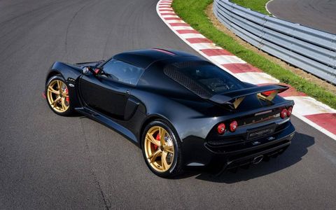 The Lotus Exige F1 won't be available in the U.S.