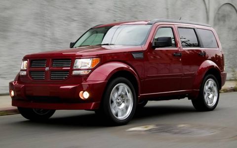 The Dodge Nitro is built on a Liberty that has been stretched four inches, mostly in the wheelbase&#151;the Liberty is 104.3 inches between the wheels, and the Nitro is 108.8. The Nitro tracks about an inch wider, too. While the suspension geometry is basically the same, it is just a little longer in the Nitro. Overhangs are relatively short, so it can probably crawl over a few more rocks than those minivan-based crossover SUVs in the marketplace.