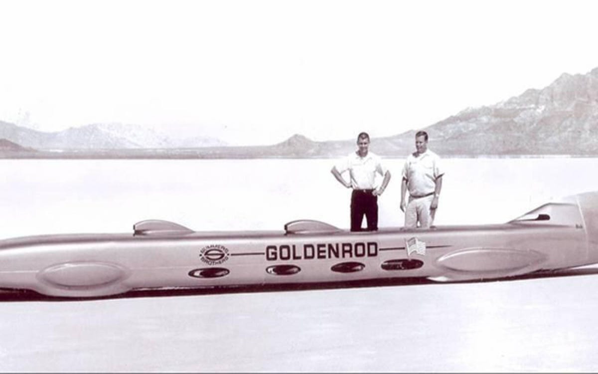 Goldenrod Preserved Wheel Driven Speed Record Car Joins Henry Ford Museum