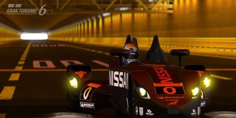 When we tried out "Gran Turismo 6," we drove a Delta Wing.