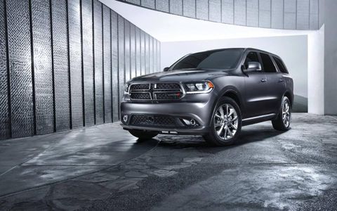 Our test 2014 Dodge Durango R/T received the optional rear entertainment center package that can keep passengers entertained during long road trips.