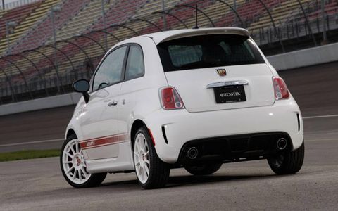 The Abarth and the Mini held up well during the brutal two-day test.