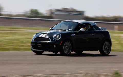 Whether in the curves or on the straights, the S coupe pulled away from the Abarth.
