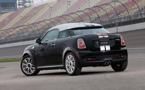 Mini, on the other hand, didn't worry about improving handling, instead lifting the S coupe's suspension and chassis from the existing Mini Roadster on which it's based.