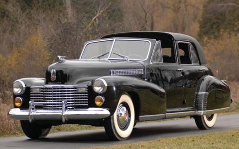 The 1941 Derham-bodied Cadillac Series Sixty Special Town Car once owned by movie actress Bette Davis brought in $198,000.
