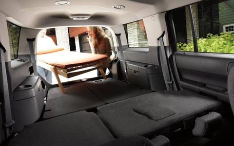 The cargo area of the 2012 Ford Flex.