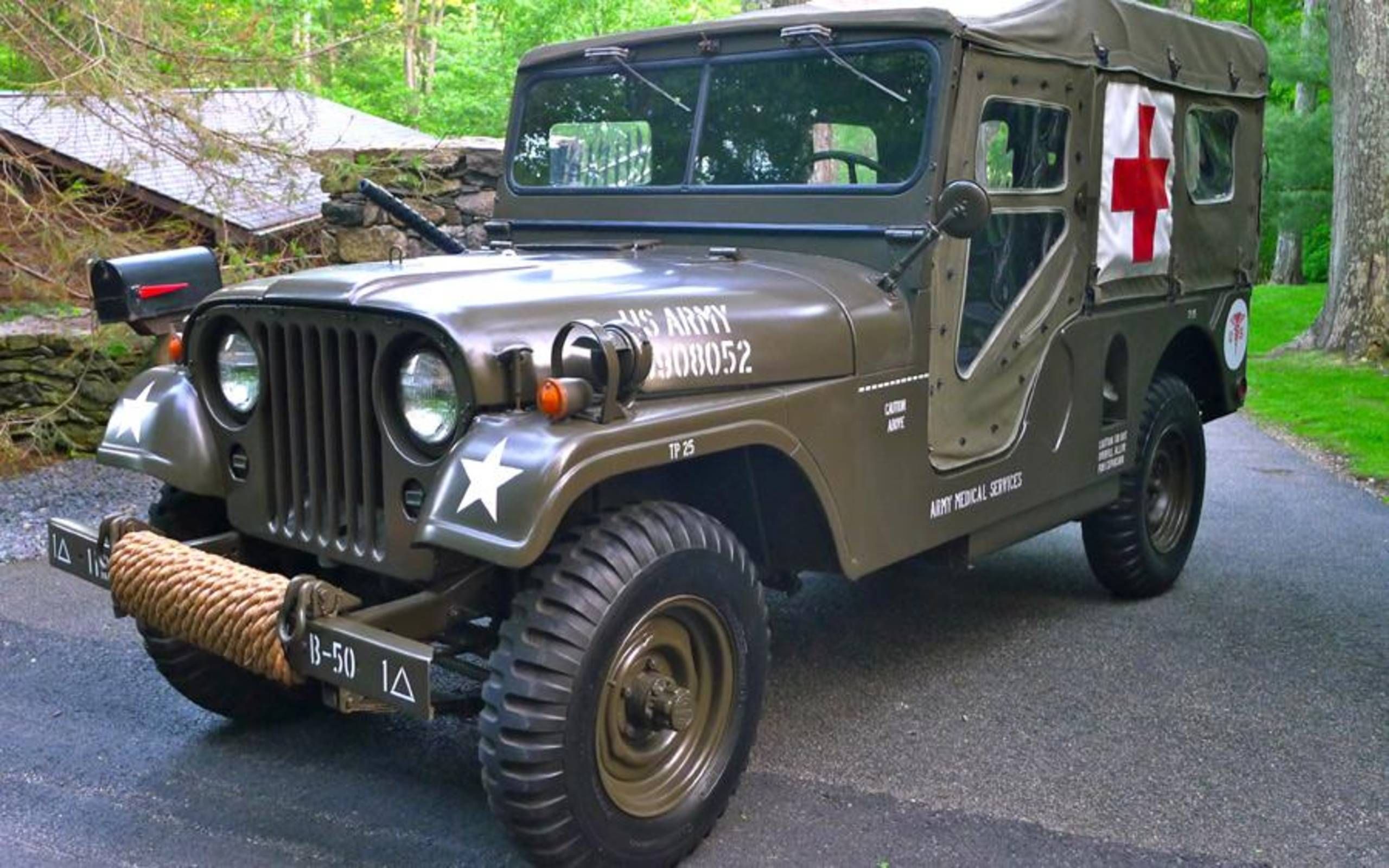 1955 Willys M170 Frontline Ambulance Jeep