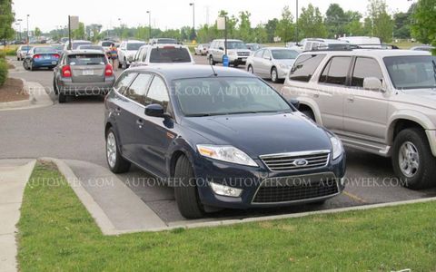 Could this Ford Mondeo tester signal the return of the midsize Ford wagon in the U.S.?