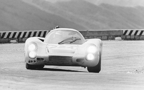 In 1968, Elford won the Monte Carlo rally, the 24 hours of Daytona, the Nurburgring 1000km ( which he would win twice more),  and the Targa Florio, all for Porsche