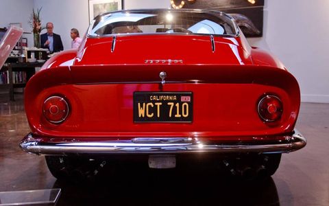 McQueen's famous California plate. Well, anything McQueen touched became famous.