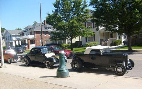 Members of Motor City Hot Rods and their cars gathered recently to salute Fred Dudek, a member who died suddenly.