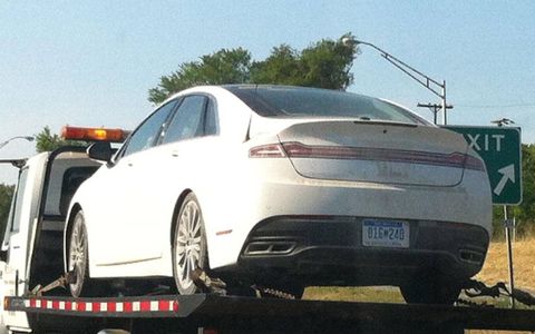This 2013 Lincoln MKZ was spotted in the Metro Detroit area
