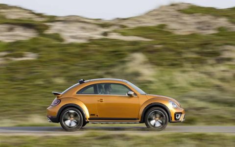 The Volkswagen Beetle Dune will channel its power to the front wheels only.